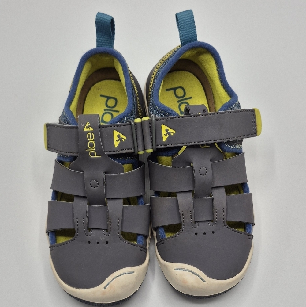 Kids' Gray and Blue Closed-Toe Sandals